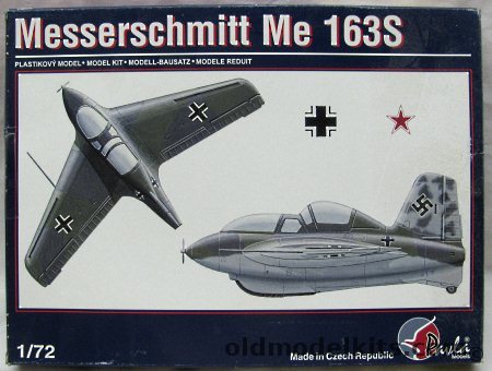 Pavla 1/72 Messerschmitt Me-163S - Luftwaffe Junkers Factory Airfield Dessau 1944 / Soviet Captured Aircraft Flown By Test Pilot M. Gallaj, 72020 plastic model kit